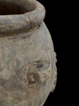 Wood Container/Vessel with Leather Wrap - Senufo People, Ivory Coast 5
