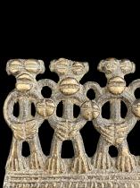 4 Figured Bronze Divination Pendant - Senufo People, Ivory Coast 2