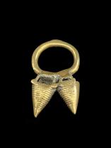 Bronze Fertility Pendant/Ring - Dogon People, Mali 1