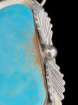 Turquoise Pendant in Sterling Silver Bezel by Morningstar 1
