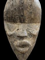Miniature Passport Mask or ma go (small head) - Dan People, Liberia H 6