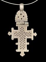 Coptic Cross Necklace with Trade Beads & Prayer Boxes - Ethiopia 6