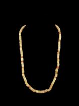 Strand of Ancient Small Bow Drilled Quartz Beads - Mali