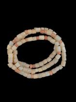 Strand of Ancient Small Bow Drilled Quartz Beads - Mali 1