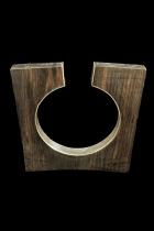 Square Ebony Wood Bracelet with Sterling Silver Inset 1