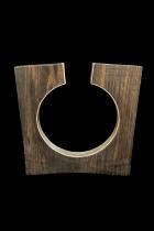 Square Ebony Wood Bracelet with Sterling Silver Inset 2