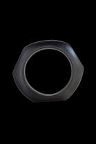 Ebony Wood Bracelet with 3 Flat Edges - (only 1 left) 1