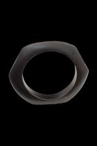 Ebony Wood Bracelet with 3 Flat Edges - (only 1 left) 2