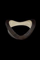 Wavy Ebony Wood Bracelet with Sterling Silver Inset 2