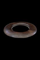 Circular Ebony Wood Bangle - Mozambique 3