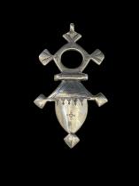 Mixed Silver Cross of Agadez - Tuareg People, South Sahara.