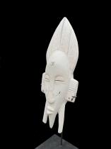White Mask on Stand 2 - Senufo People, Ivory Coast 1