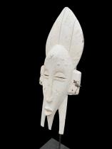 White Mask on Stand 3 - Senufo People, Ivory Coast 1