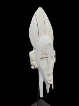 White Mask on Stand 3 - Senufo People, Ivory Coast 2