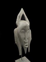 Black Mask on Stand - Senufo People, Ivory Coast 2