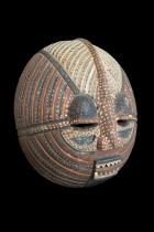 Round Kifwebe Mask - Luba People, D.R.Congo #1 2