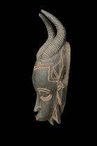 Mask with Senufo, Guro and Baule Influences - Ivory Coast #17 1