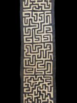 Kuba Raffia Cloth Skirt - Kuba People, D.R. Congo (#38) 1