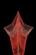 Dinka Beaded Corset (Red), South Sudan - SOLD 2