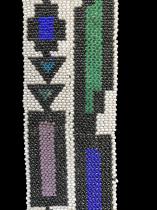 Beaded Trim Piece from Blanket - Ndebele People, South Africa 1