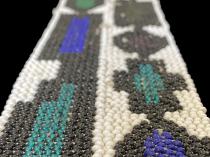 Beaded Trim Piece from Blanket - Ndebele People, South Africa 3