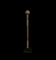 Knobkerrie Club (I) with Wire Wrap- Zulu People, South Africa 2