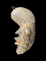 Decorative Mask with Studs and cowrie Shells - in the style of the Dan People, Ivory Coast 5
