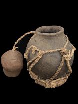 Clay Vessel with Wooden Lid - east Africa 2