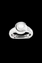 Easy On Sterling Silver Ring with Pearl