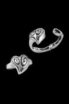 Easy On Sterling Silver Heart Ring 4