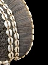 Ceremonial Helmet Mask (Bede) and Cowrie Shell Costume - Dogon People, Mali 7