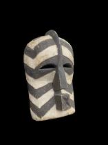 Black and White Kifwebe Mask - Songye People, D.R. Congo 3