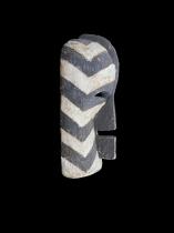 Black and White Kifwebe Mask - Songye People, D.R. Congo 4