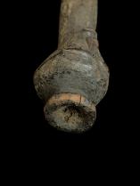 Wooden Janus Face Charm with Place for Charge on Top of Head - Songye People, D.R. Congo 4