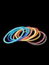 Set of 10 Colorful Grass Wrapped Bracelets 1