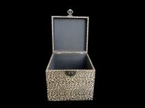 Leopard Print Square Box 1