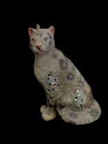 Realistic Snow Leopard Ornament 
