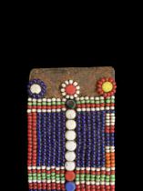 Beaded Ear Flap B - Gonito' - Maasai People, Kenya/Tanzania, east Africa 3