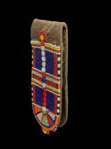 Beaded Ear Flap C - Gonito' - Maasai People, Kenya/Tanzania, east Africa 4