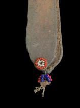 Beaded Ear Flap D - Gonito' - Maasai People, Kenya/Tanzania, east Africa 2