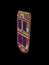 Beaded Ear Flap E - Gonito' - Maasai People, Kenya/Tanzania, east Africa 3