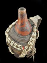Wood and Gourd Container Vessel - Ethiopia - Sold 2