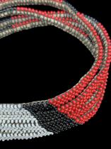 Traditional 4 Strand Beaded Choker - Zulu People, South Africa  4