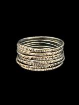 Stack of 11 Sterling Silver Rings 2