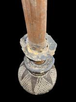 Clay and Bamboo Chillum Pipe - Tonga People, Zimbabwe 2