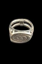 2 Designs in One Spiral Sterling Silver Ring 1