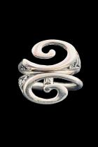 2 Designs in One Spiral Sterling Silver Ring 3