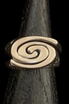 2 Designs in One Spiral Sterling Silver Ring