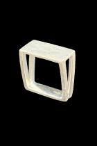 Textured Sterling Silver Square Ring (#14)