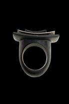 Ebony and Silver Ring (i) - Benin, west Africa 3